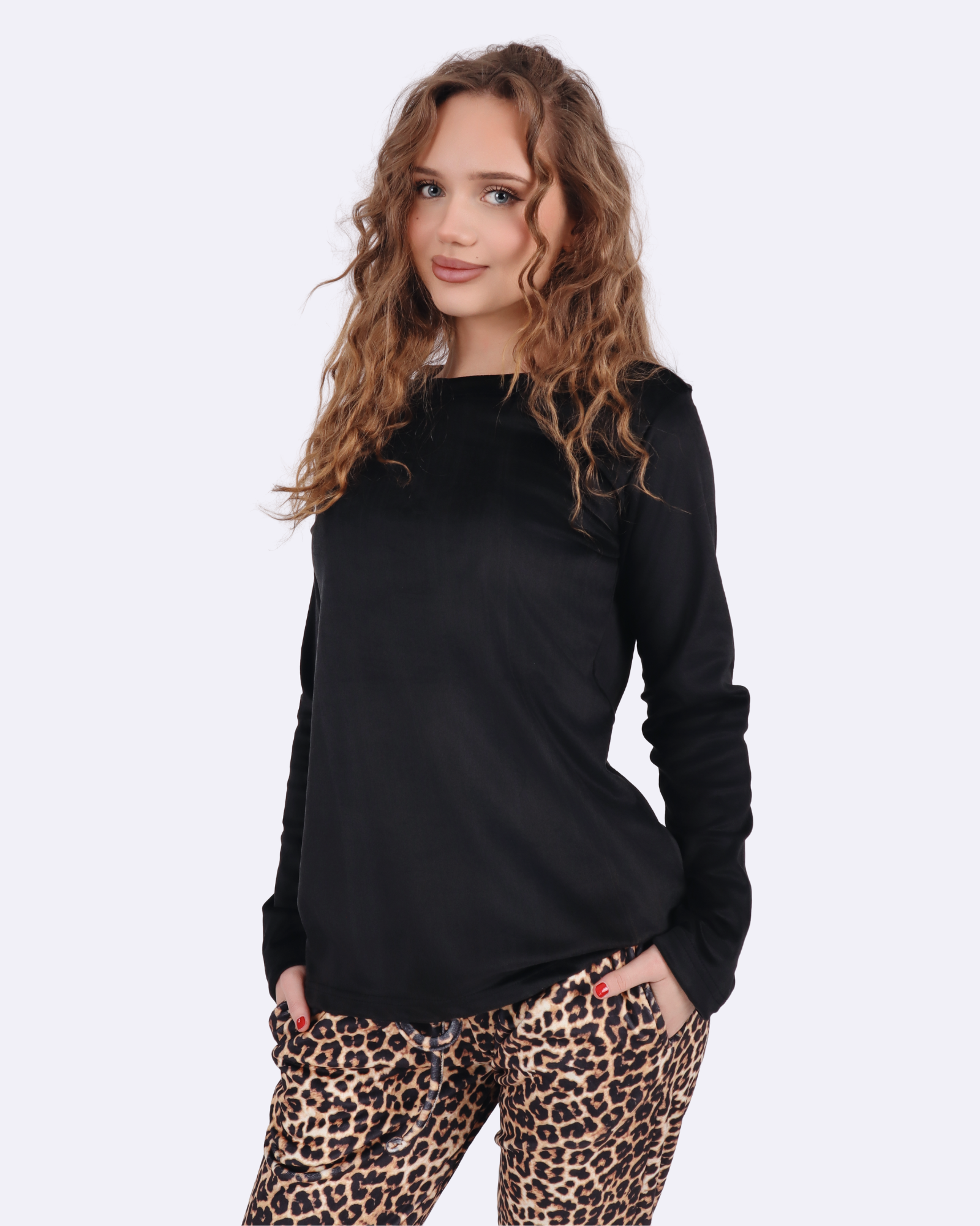 Leopard Velvet Pyjamas
