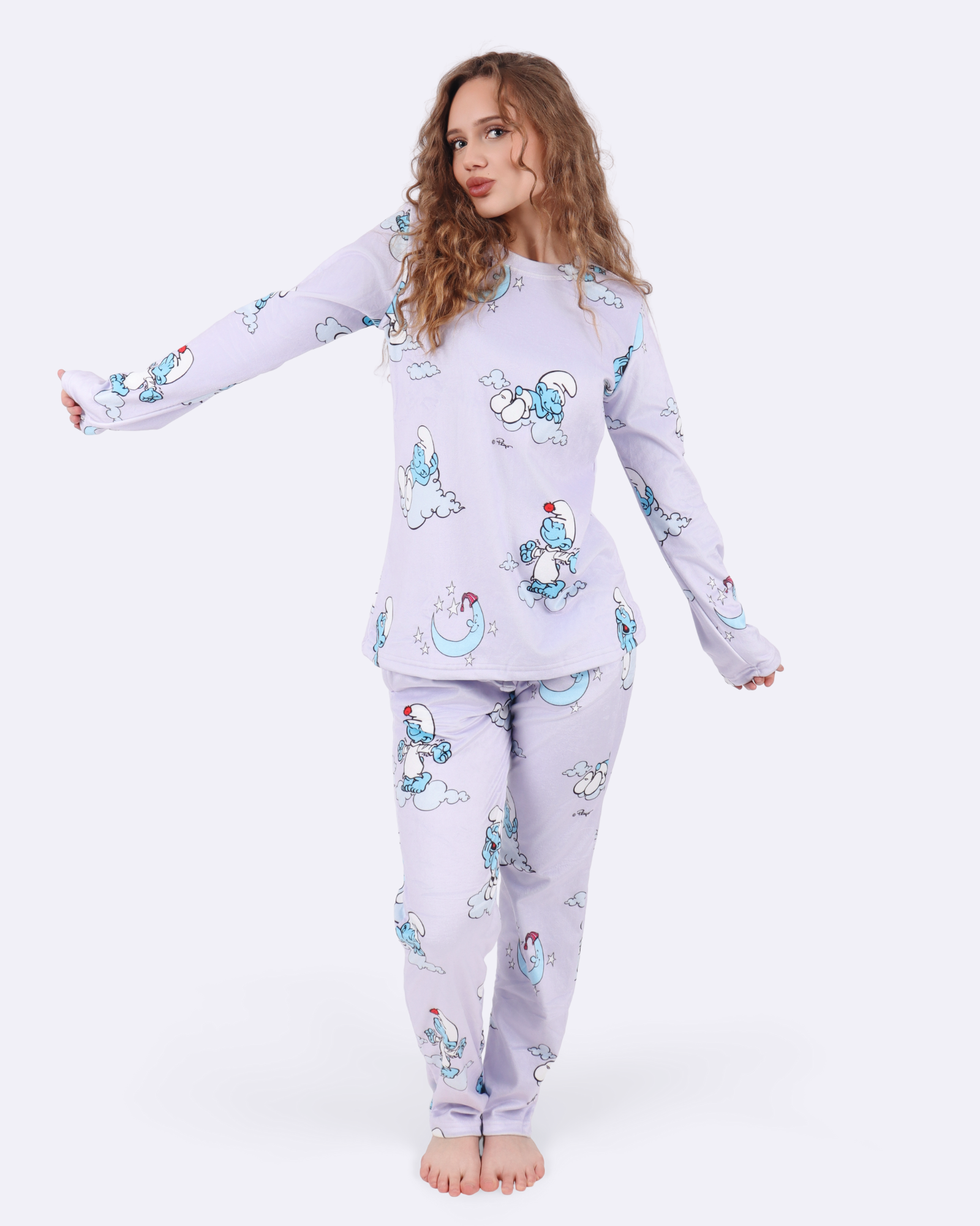 Smurfs Sleep Velvet Pyjamas