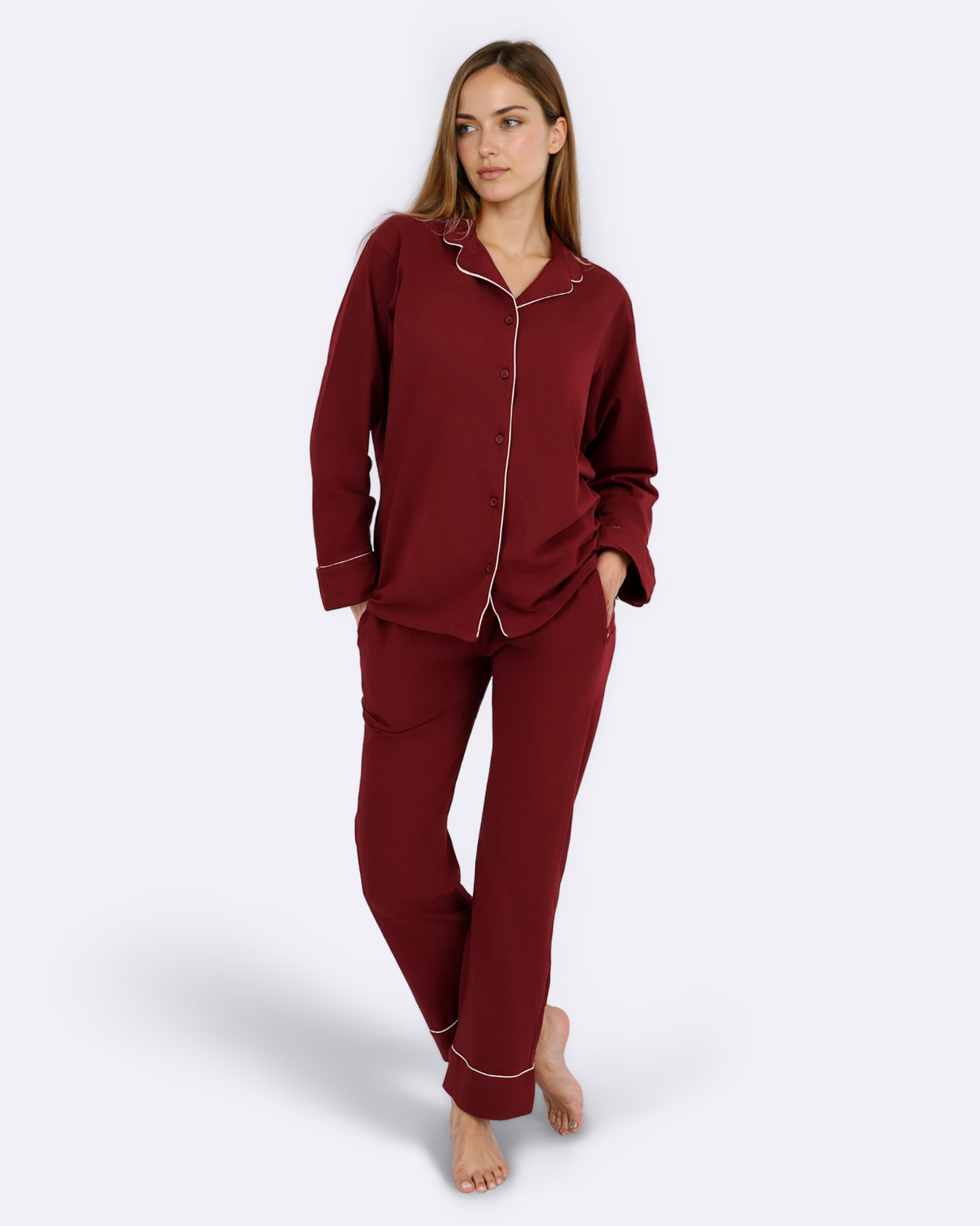 Red Dhalia Classic Pyjamas