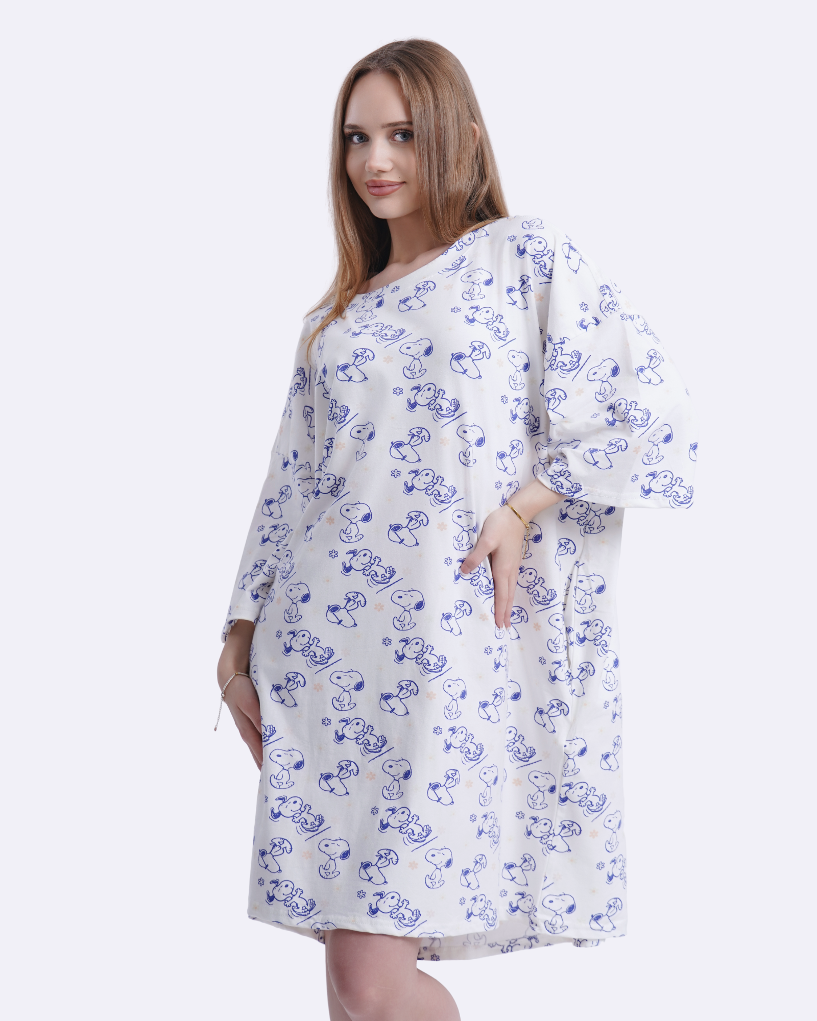 Snoopy Blue Mooson Tee