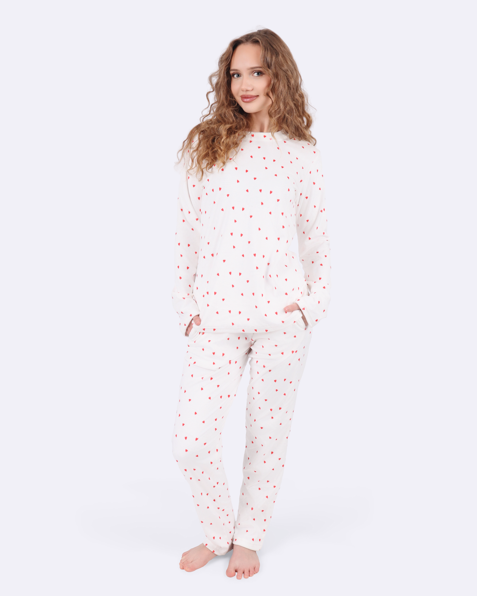 Hearts Velvet Pyjamas