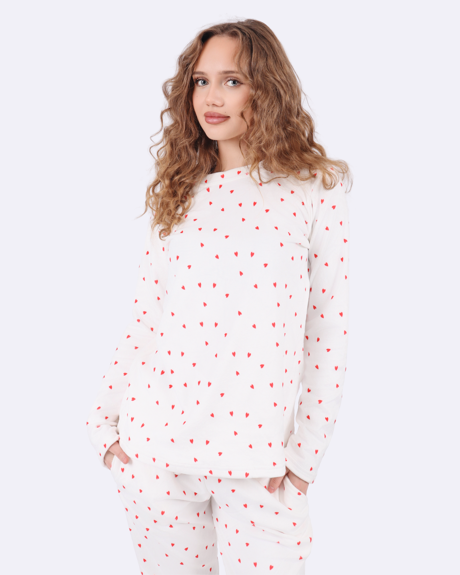 Hearts Velvet Pyjamas
