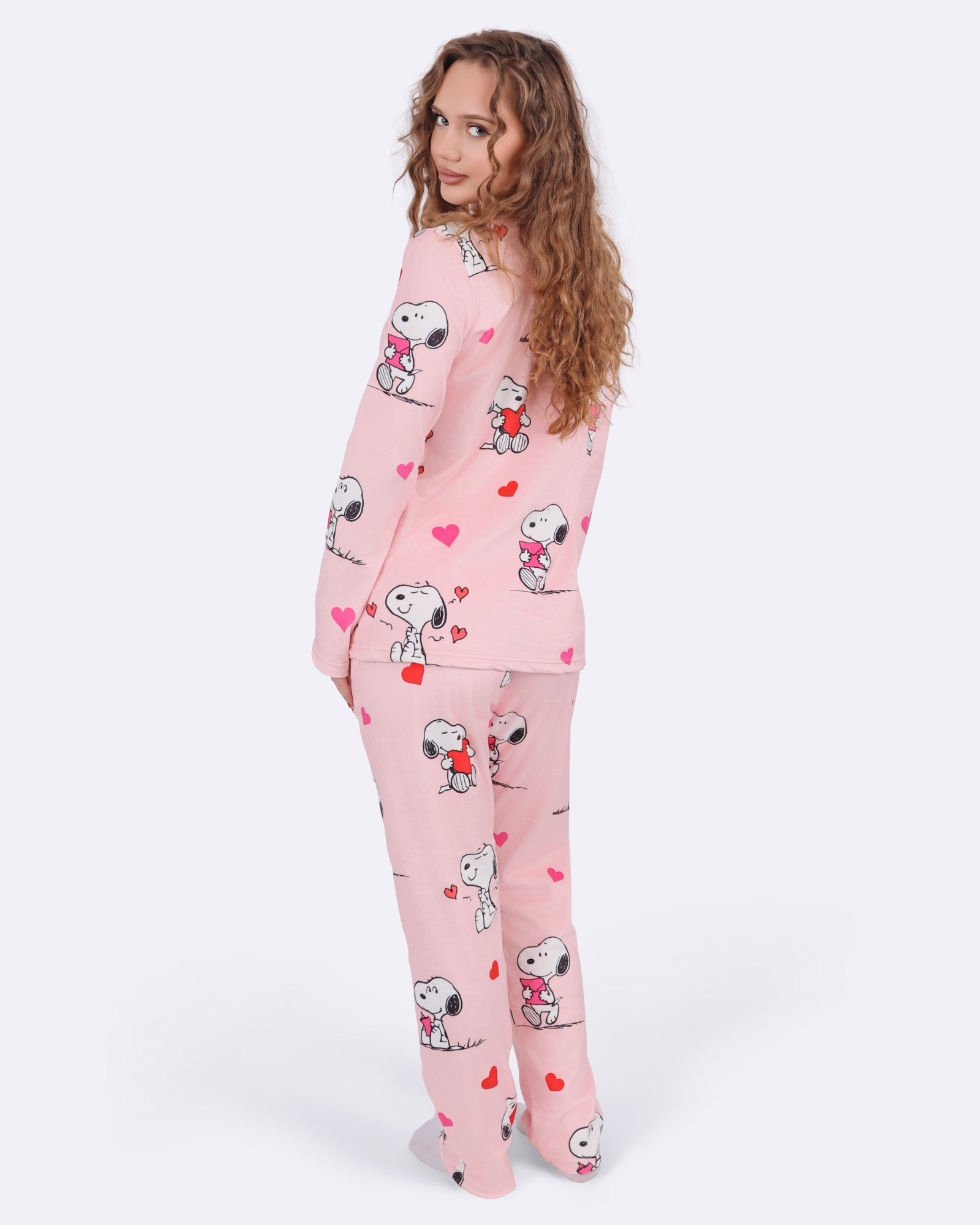 Snoopy Hearts Velvet Pyjamas