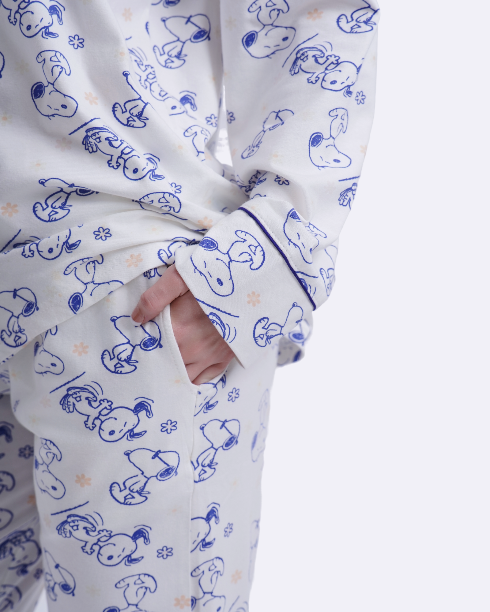 Snoopy Blue Classic Pyjamas