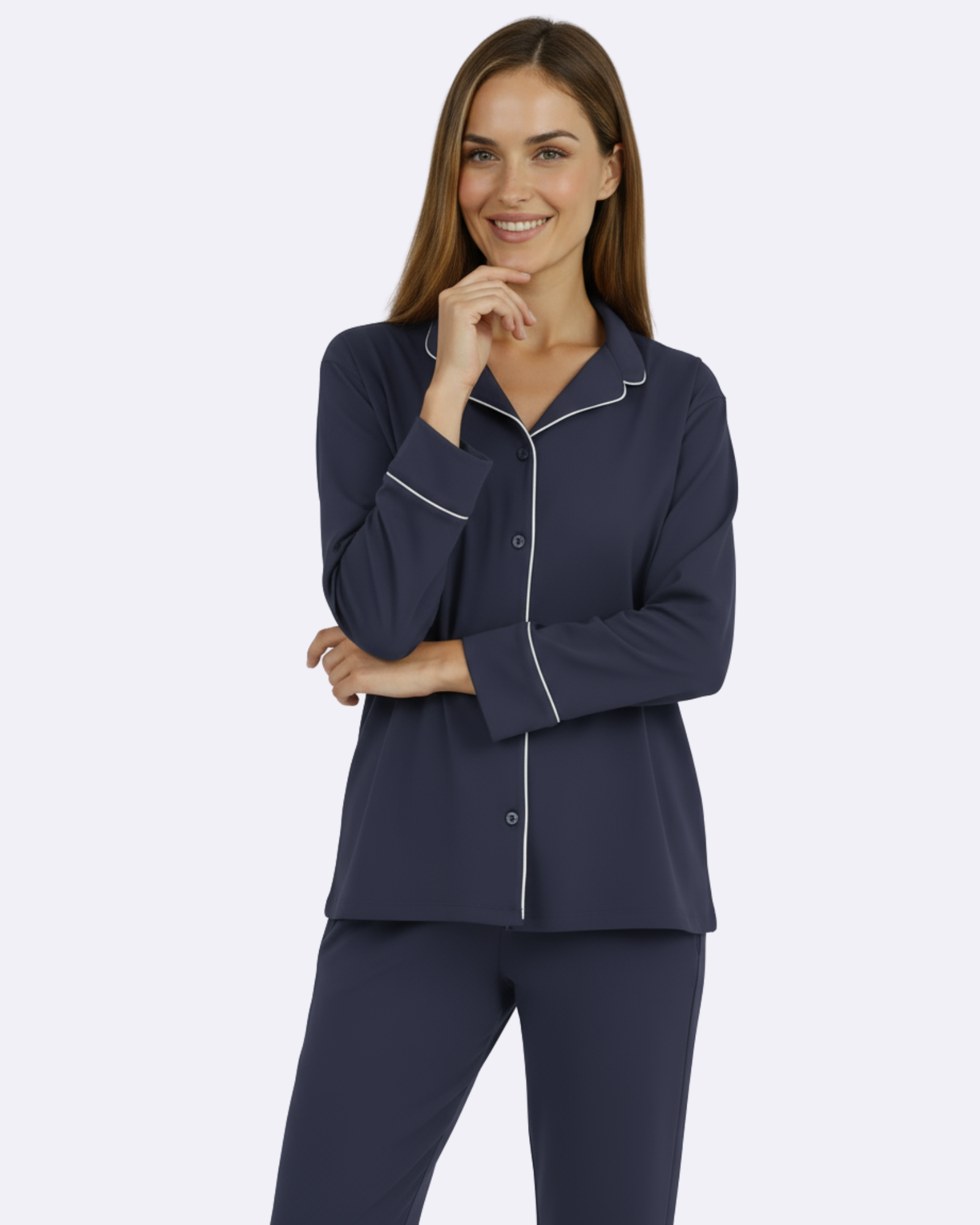 Midnight Blue Classic Pyjamas