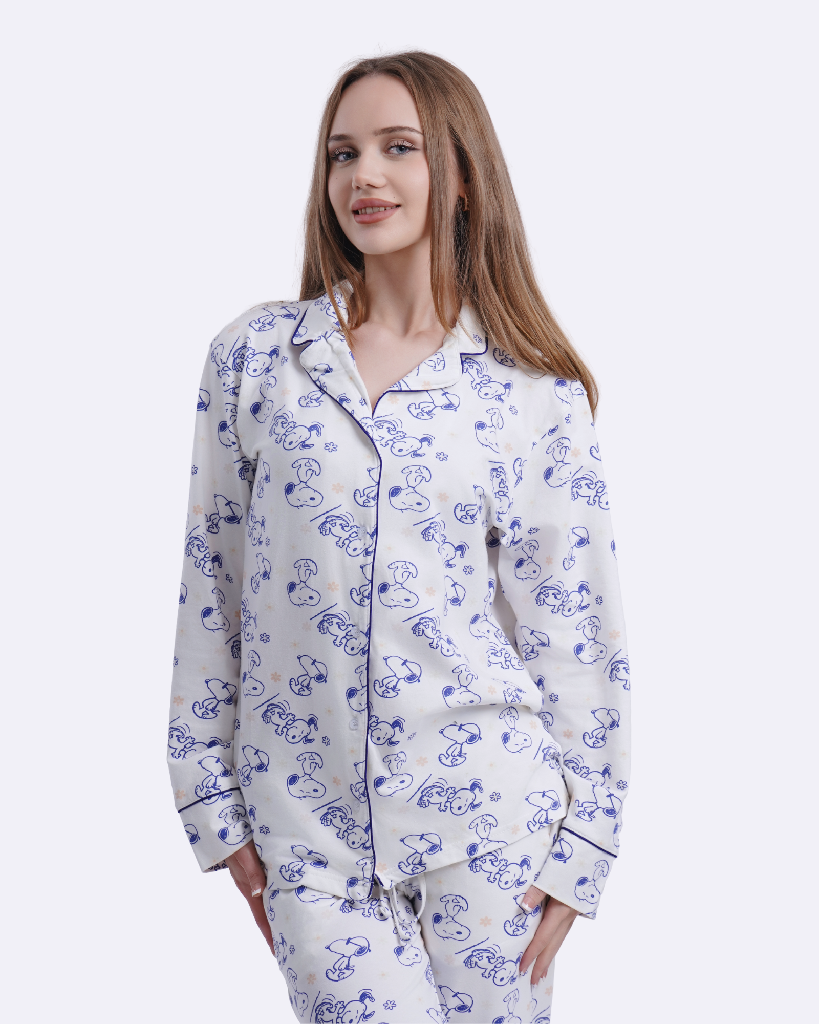 Snoopy Blue Classic Pyjamas