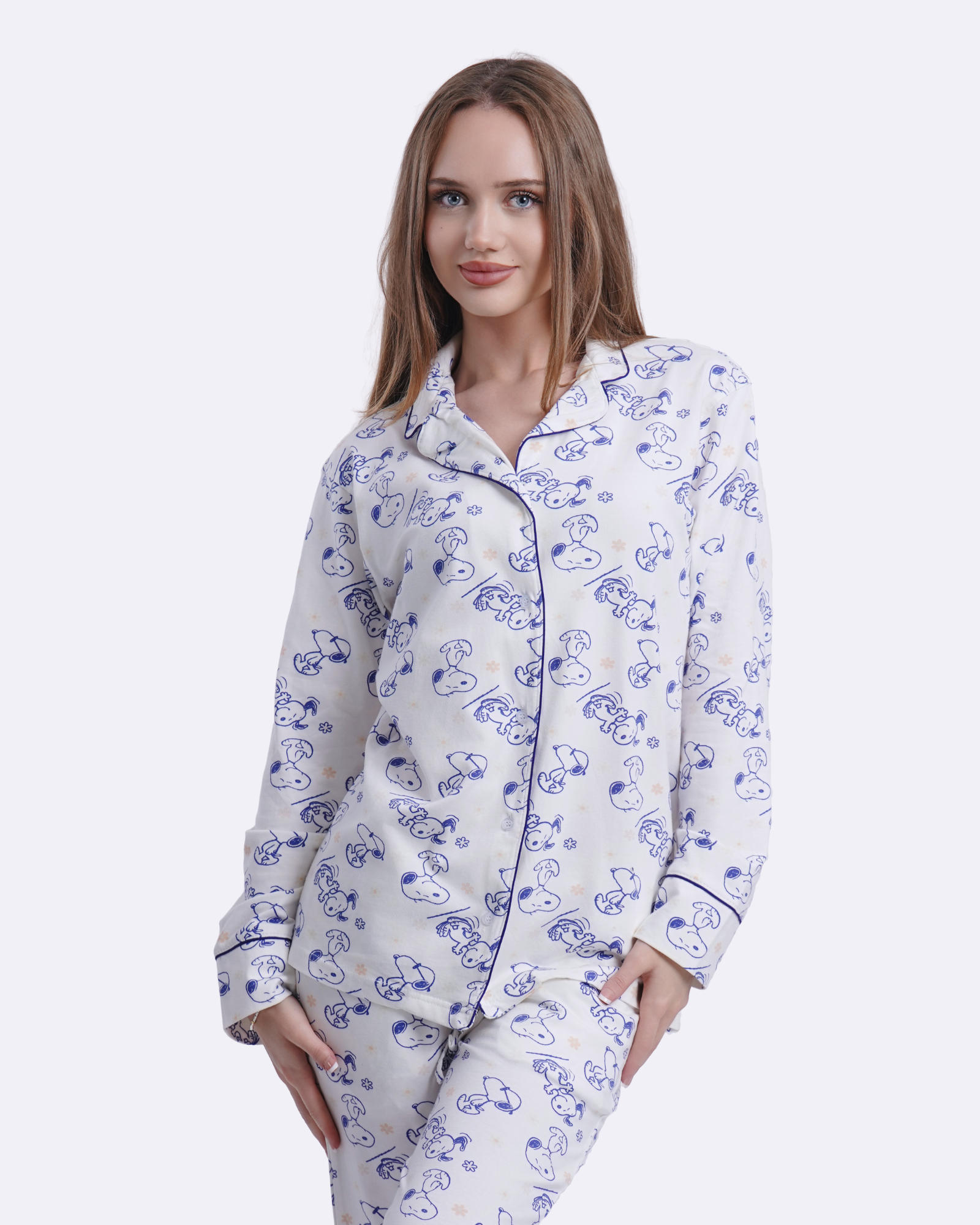Snoopy Blue Classic Pyjamas