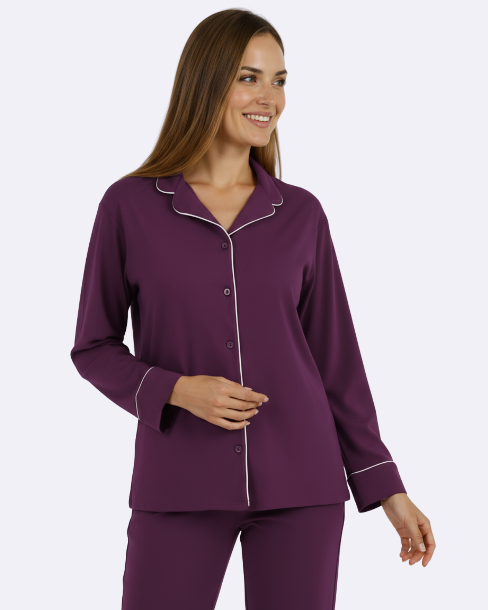 Plum Classic Pyjamas